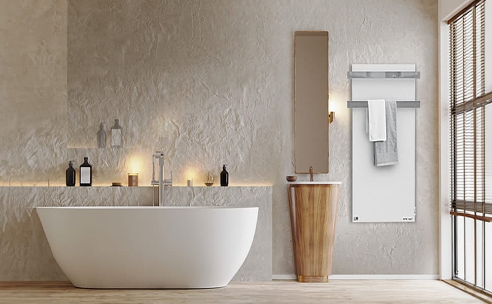 Opranic P6 Hybrid Heater in Bathroom