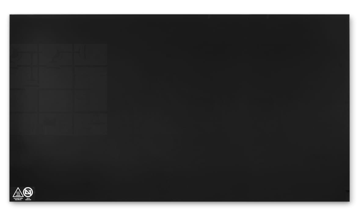 OPRANIC P7 Glas-Infrarotheizung 450W – 900W in Weiß oder Schwarz