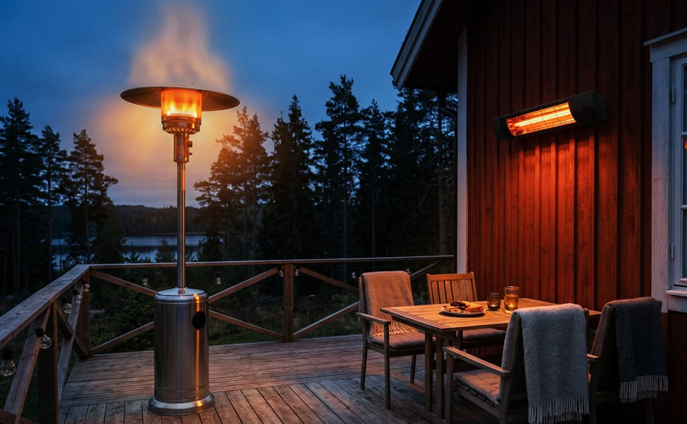 Gasolvärmare eller infravärmare – vad är bäst 2026